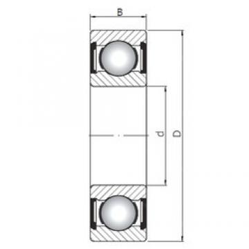 110 mm x 170 mm x 28 mm  ISO 6022 ZZ الكرات الأخدود العميق