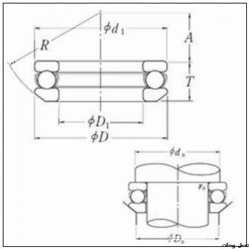 140 mm x 240 mm x 20,5 mm  SKF 89328M المحامل الدوارة الاتجاه