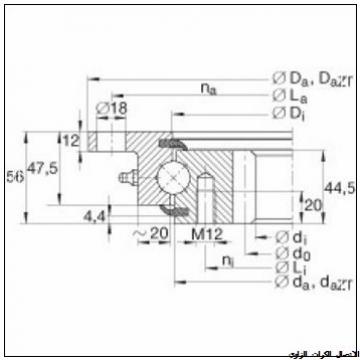 25 mm x 38 mm x 20 mm  KOYO NKJ25/20 محامل إبرة الأسطوانة