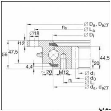 SKF 350981 C تناقص الأسطوانة المحامل الدفعية