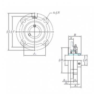 KOYO UCFCX13-40E تحمل وحدات