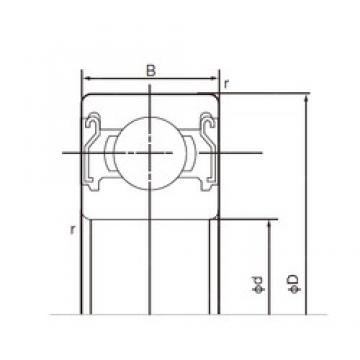 25 mm x 52 mm x 15 mm  NACHI 6205ZZE الكرات الأخدود العميق