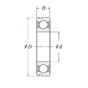 180 mm x 250 mm x 33 mm  CYSD 6936N الكرات الأخدود العميق