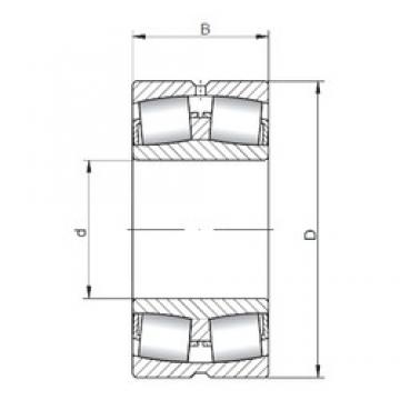 420 mm x 560 mm x 106 mm  ISO 23984W33 محامل كروية