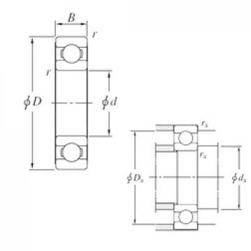 130 mm x 200 mm x 33 mm  KOYO 6026 الكرات الأخدود العميق