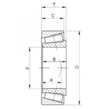 30,112 mm x 62 mm x 20,638 mm  ISO 15116/15245 تناقص الأسطوانة المحامل