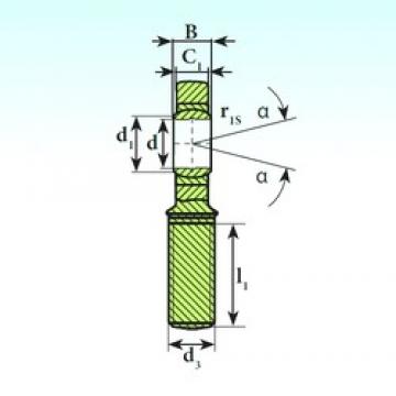 8 mm x 16 mm x 8 mm  ISB SA 8 C محامل عادي