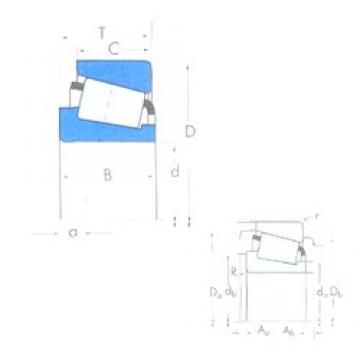 30,213 mm x 62 mm x 20,638 mm  Timken 15118/15245 تناقص الأسطوانة المحامل