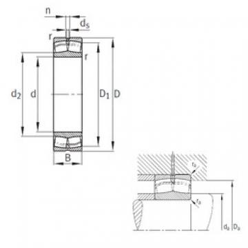 200 mm x 340 mm x 112 mm  FAG 23140-B-MB محامل كروية