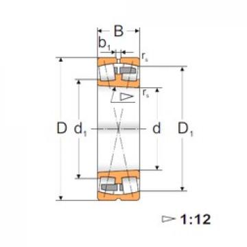 45 mm x 85 mm x 23 mm  FBJ 22209K محامل كروية