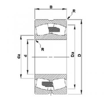 110 mm x 240 mm x 92,1 mm  Timken 23322YM محامل كروية