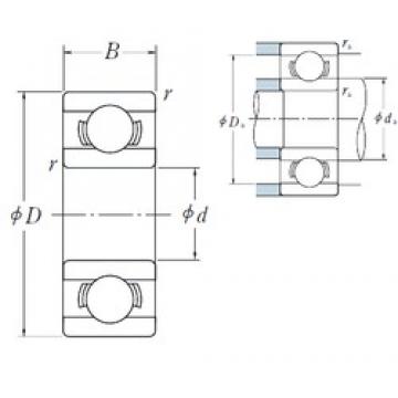 7,938 mm x 12,7 mm x 3,967 mm  ISO R1810 الكرات الأخدود العميق