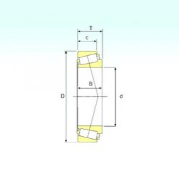 73,025 mm x 117,475 mm x 30,162 mm  ISB 33287/33462 تناقص الأسطوانة المحامل