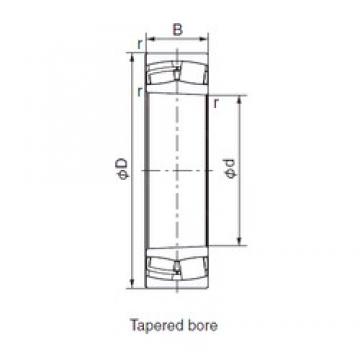 95 mm x 200 mm x 67 mm  NACHI 22319EXK محامل أسطوانية