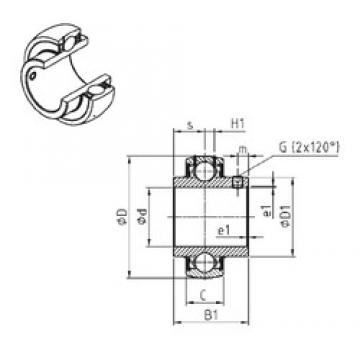 SNR UC205-15 الكرات الأخدود العميق