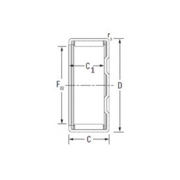 KOYO BK0408 محامل إبرة الأسطوانة