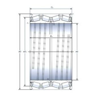 276,225 mm x 393,7 mm x 269,875 mm  NSK STF276KVS3952Eg تناقص الأسطوانة المحامل