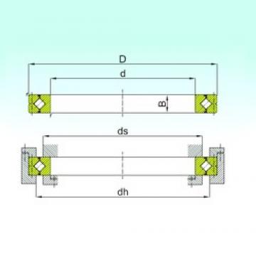 50 mm x 80 mm x 13 mm  ISB CRBC 5013 المحامل الدوارة الاتجاه