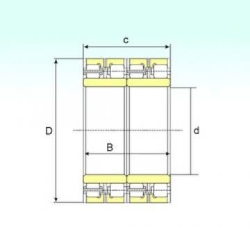 950 mm x 1360 mm x 975 mm  ISB FCDP 190272975 محامل أسطوانية