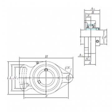 KOYO UCFA204-12 تحمل وحدات