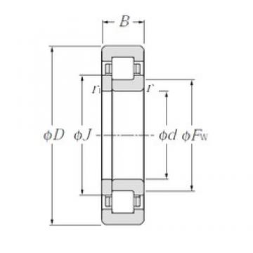 220 mm x 460 mm x 145 mm  NTN NUP2344 محامل أسطوانية