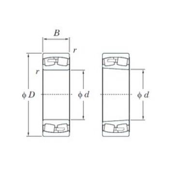 260 mm x 400 mm x 104 mm  KOYO 23052R محامل كروية