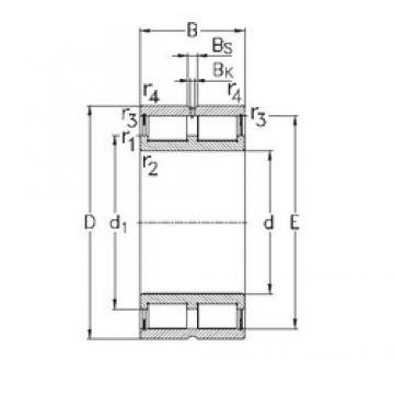 360 mm x 480 mm x 118 mm  NKE NNCL4972-V محامل أسطوانية