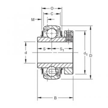 41,275 mm x 85 mm x 46,83 mm  Timken GC1110KRRB الكرات الأخدود العميق