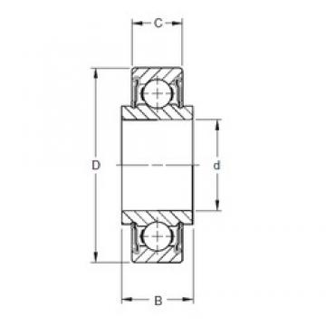 10 mm x 30 mm x 16,4 mm  Timken 200KRR3 الكرات الأخدود العميق