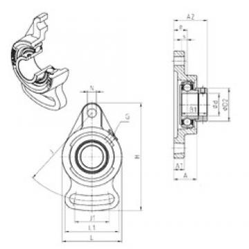 SNR ESFA208 تحمل وحدات