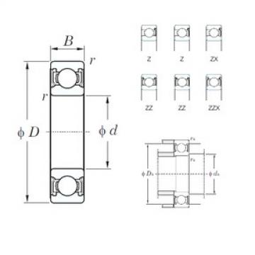 150 mm x 270 mm x 45 mm  KOYO 6230ZX الكرات الأخدود العميق