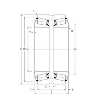 Gamet 282355X/282482XG تناقص الأسطوانة المحامل