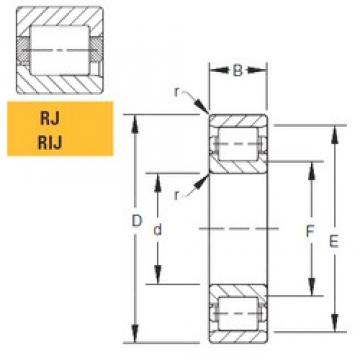 250 mm x 460 mm x 152,4 mm  Timken 250RJ92 محامل أسطوانية