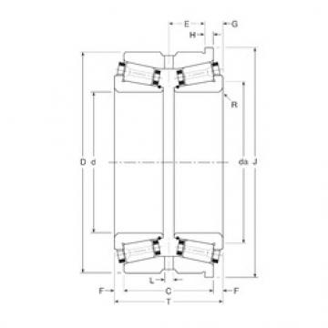 Gamet 140082X/140140H تناقص الأسطوانة المحامل