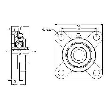 AST UCF 202-10E تحمل وحدات