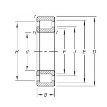 17 mm x 40 mm x 16 mm  Timken NUP2203E.TVP محامل أسطوانية