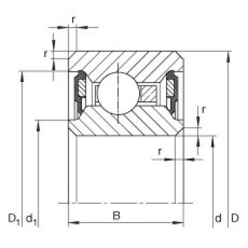 7 inch x 196,85 mm x 12,7 mm  INA CSCU070-2RS الكرات الأخدود العميق