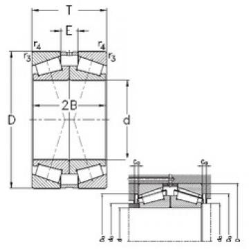 130 mm x 200 mm x 45 mm  NKE 32026-X-DF تناقص الأسطوانة المحامل