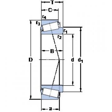 80 mm x 140 mm x 46 mm  SKF 33216/Q تناقص الأسطوانة المحامل