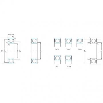 5 mm x 9 mm x 3 mm  SKF W637/5X-2Z الكرات الأخدود العميق