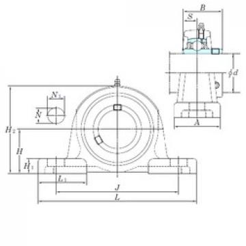 KOYO UCP211 تحمل وحدات