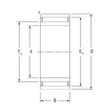 30 mm x 47 mm x 32 mm  KOYO NAO30X47X32 محامل إبرة الأسطوانة